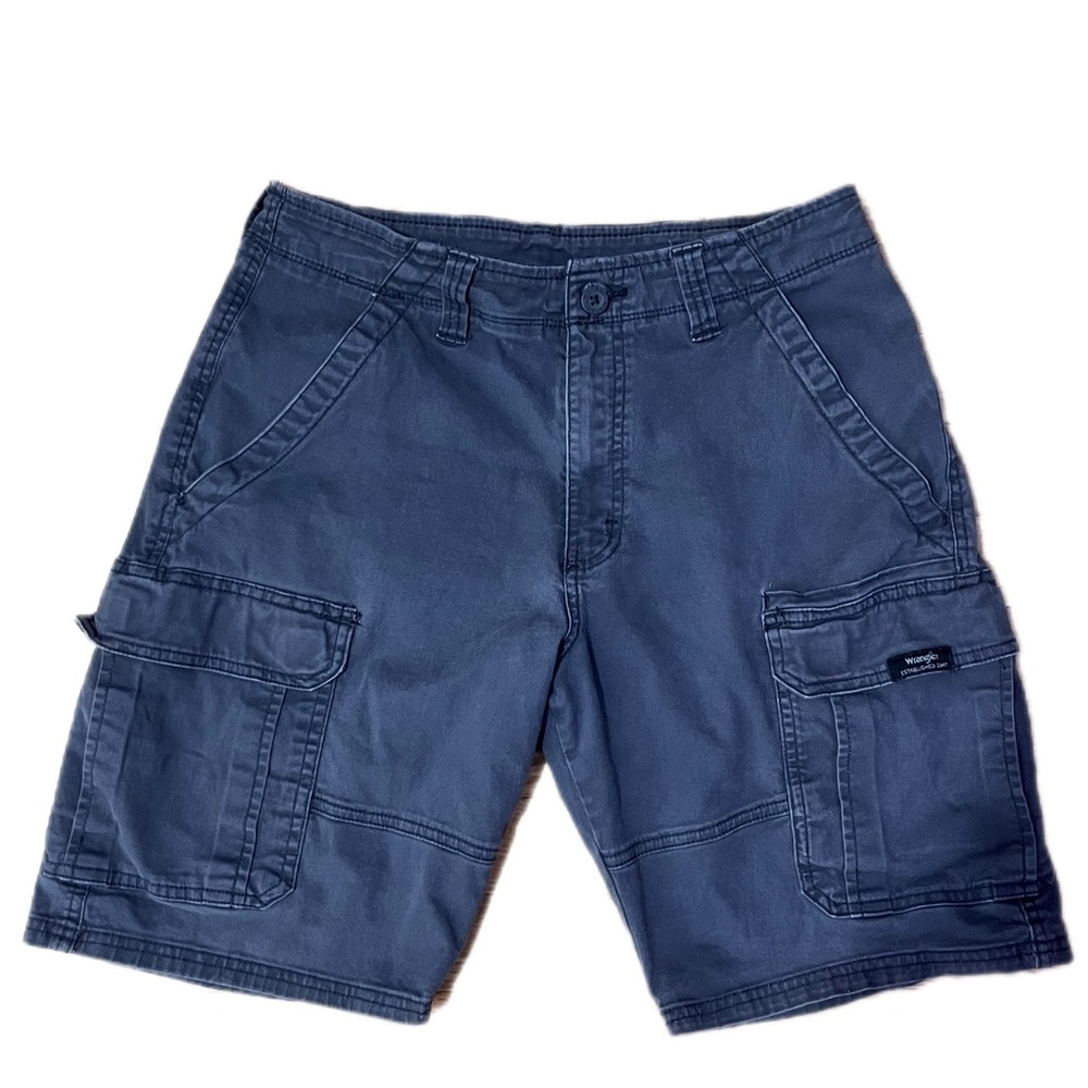 Men's Blue Cargo Shorts
